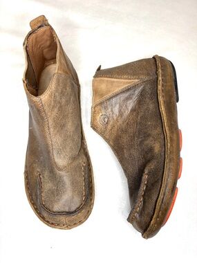 Tamarindo Seafarer Genuine Leather Slip On Bootie Earthy Boho 11.5